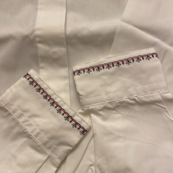 Embroidered Shirt White LARGE - Picture 5 of 10